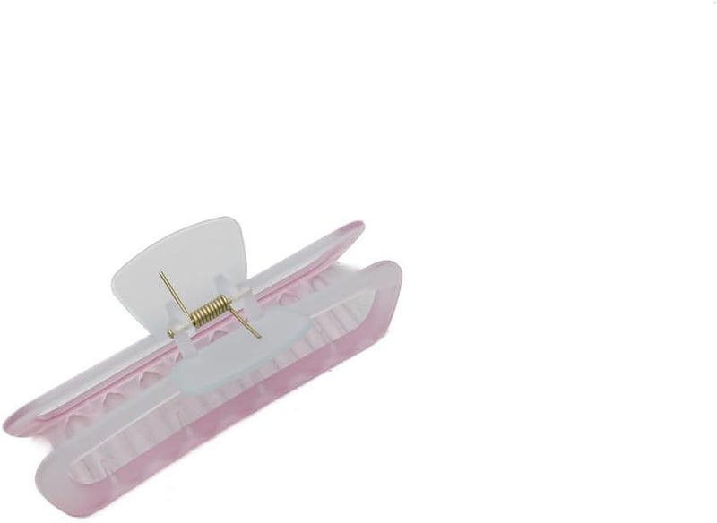 Daiso Matte Bicolor Hair Clip - Pink - Image 3